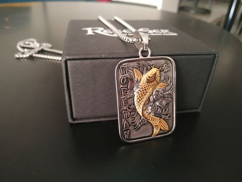 Customer photo review of KOI FISH NECKLACE