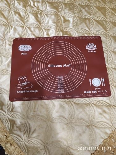 Customer photo review of Tapis silicone patisserie - Teenra