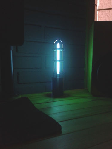 Customer photo review of Rechargeable Ultraviolet UV Sterilizer Light Tube