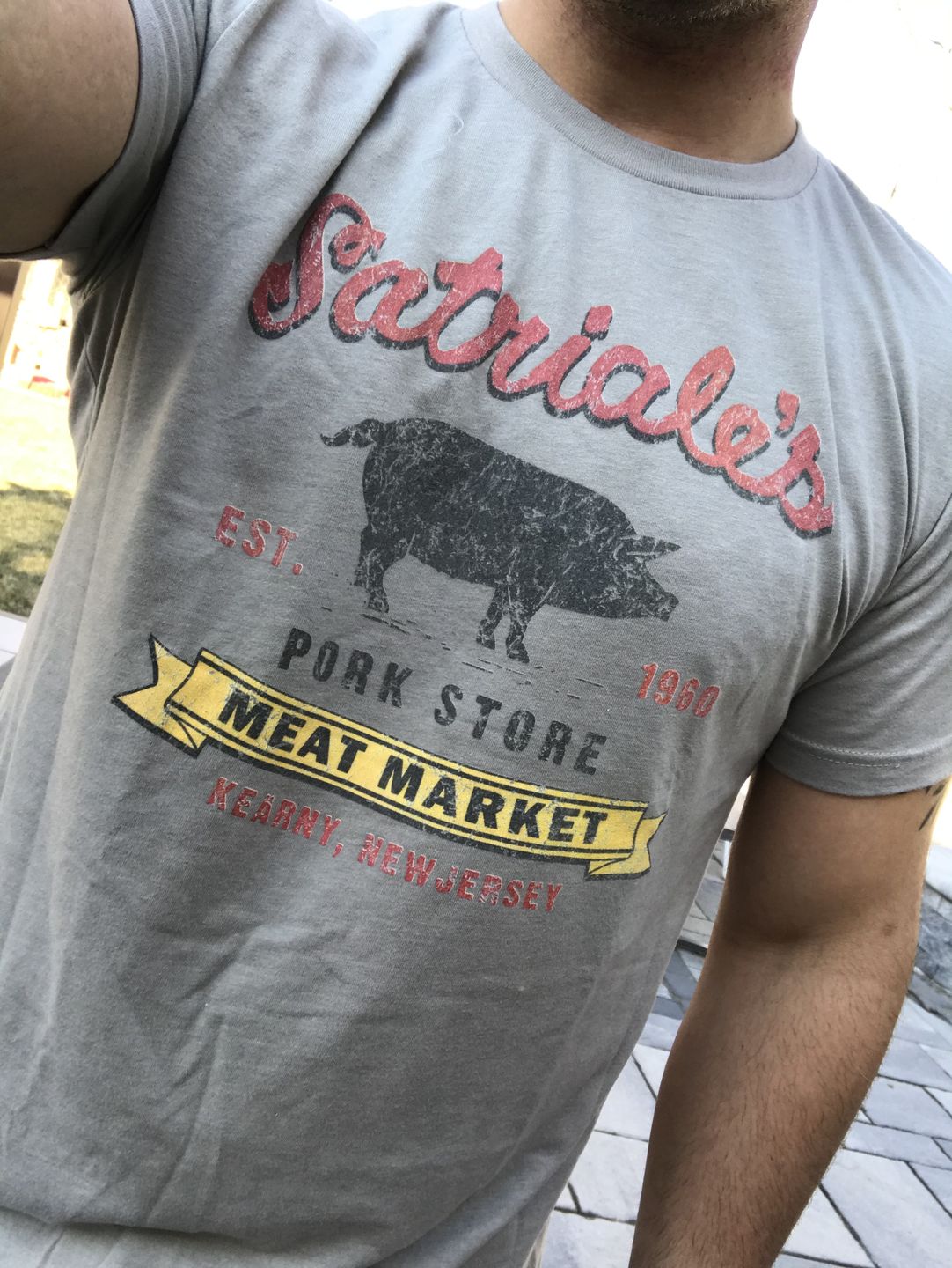 Customer photo review of Di Fama Mondiale Satriale's Men's/Unisex Super Soft Tee