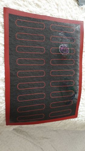 Customer photo review of Tapis de cuisson silicone pour éclairs