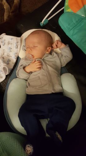 Customer photo review of BabyMello™ Sleepy Baby Bed