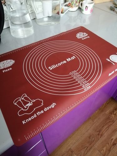 Customer photo review of Tapis silicone patisserie - Teenra