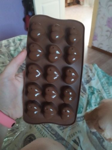 Customer photo review of Moule Silicone Chocolat