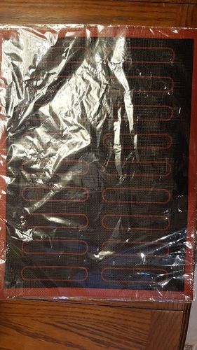 Customer photo review of Tapis de cuisson silicone pour éclairs
