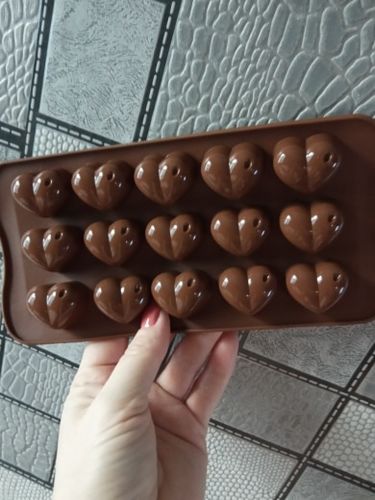 Customer photo review of Moule Silicone Chocolat
