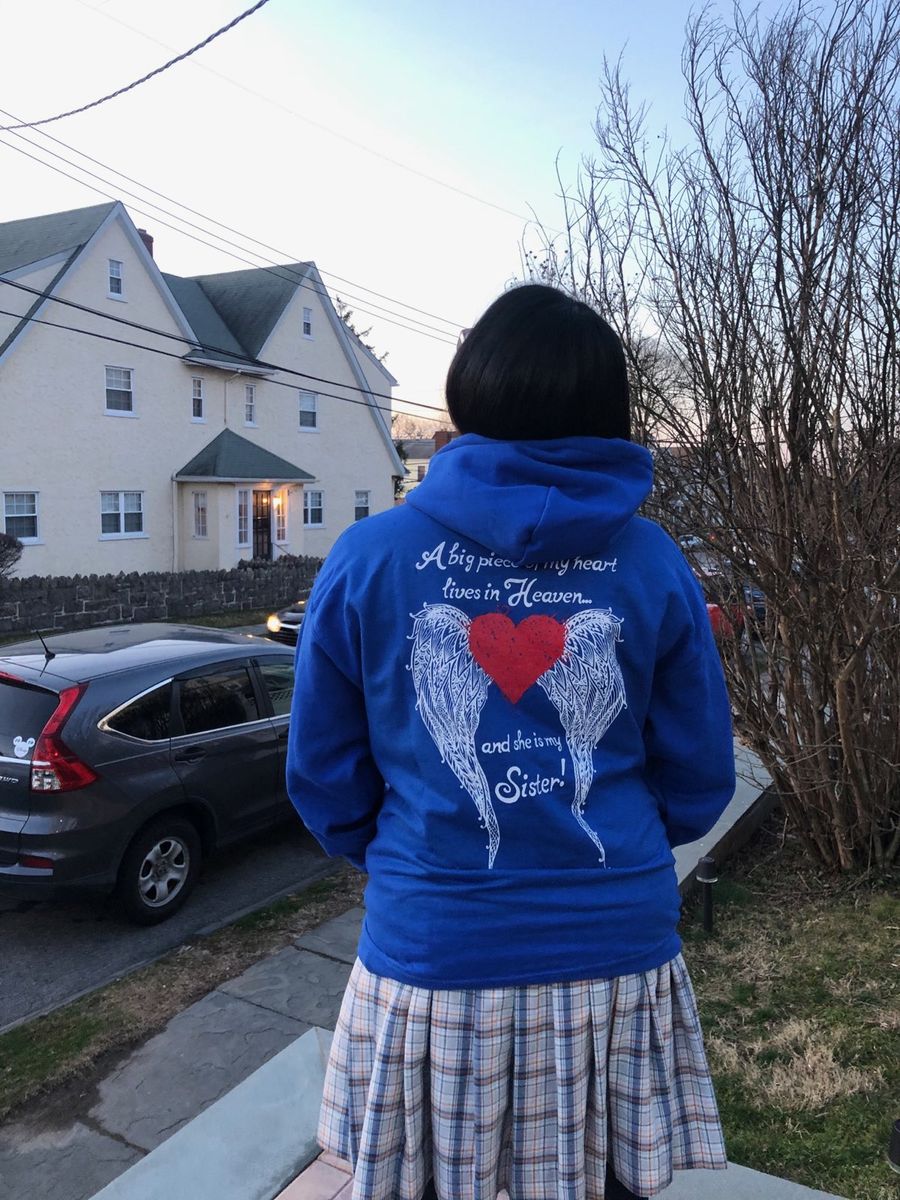 Customer photo review of Sister - A Big Piece of my Heart Hoodie