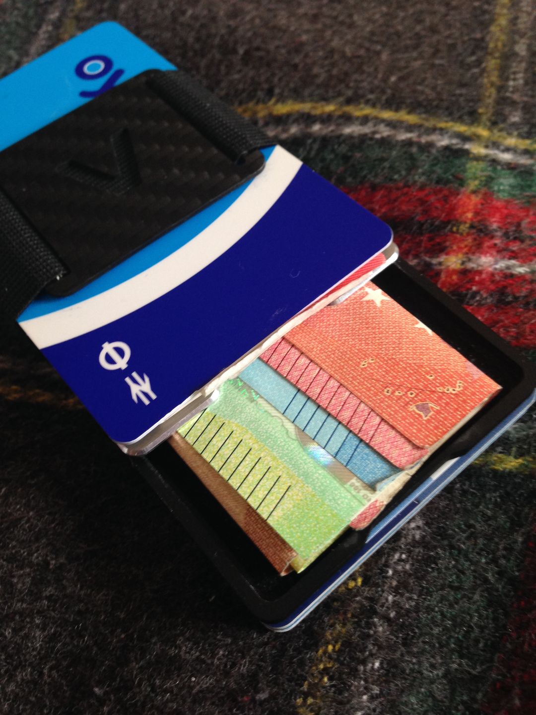 Customer photo review of Silent Velour Inlay for coin compartment