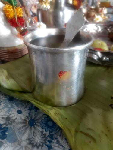 Customer photo review of German silver panchapatra