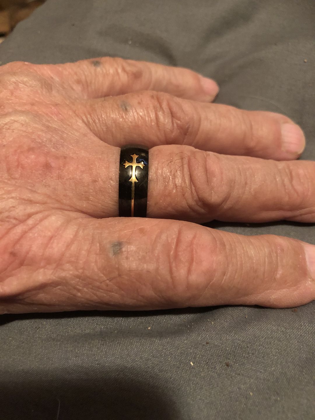 Customer photo review of Bague de la Guerre Sainte
