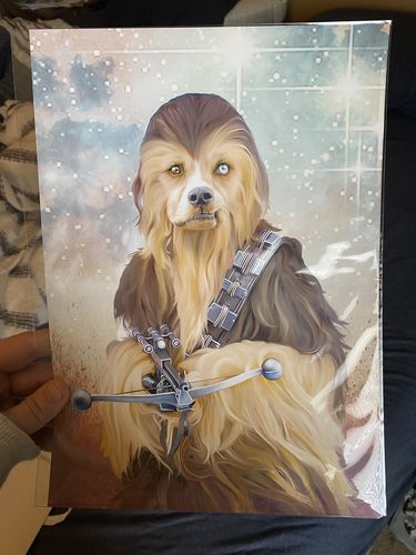 Customer photo review of 'Chewdogga' Personalized Dog Poster