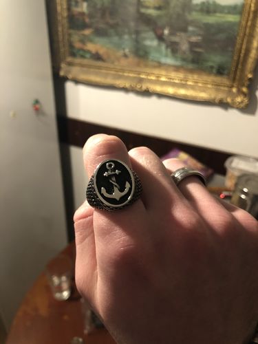 Customer photo review of ANTIQUE ANCHOR RING