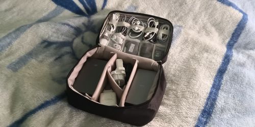 Customer photo review of Travel Closet Organizer