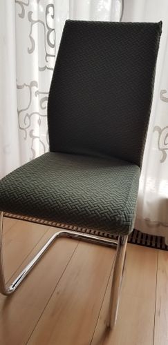 Customer photo review of Dining Chair Cover