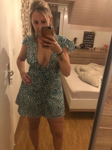 Customer photo review of Boho Floral Sundress