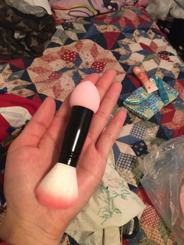 Customer photo review of 2 in 1 Brush Sponge