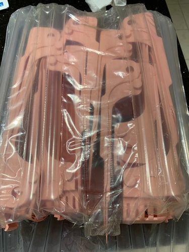 Customer photo review of 10 pc Adjustable Shoe Organizer Footwear