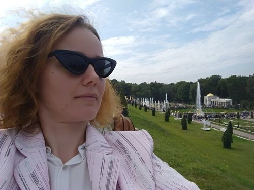 Customer photo review of Cat Eye Sunglasses