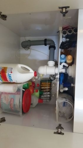 Customer photo review of Adjustable Closet Organizer