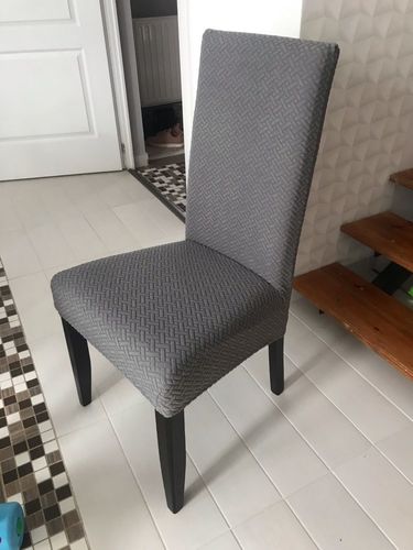 Customer photo review of Dining Chair Cover