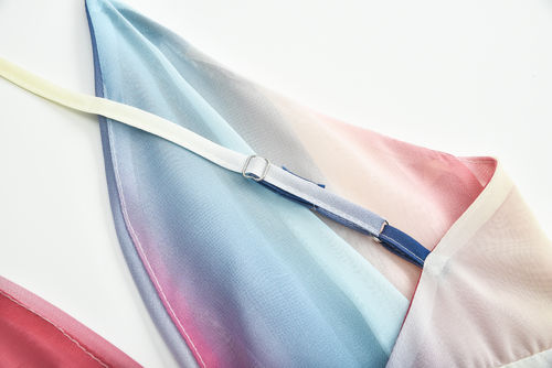 Customer photo review of Beriful Multicolor Printed Sexy Dress