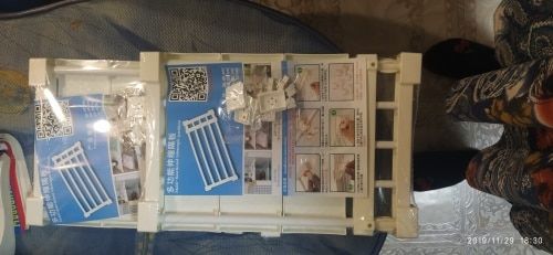 Customer photo review of Adjustable Closet Organizer