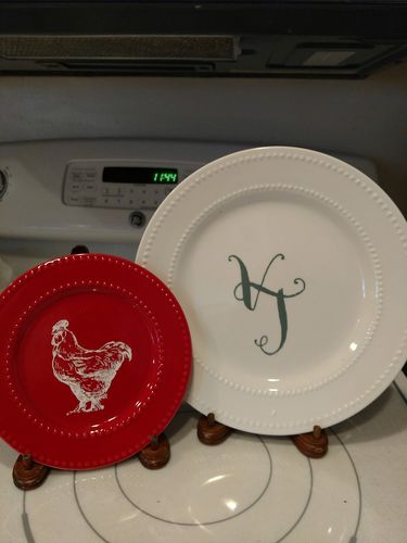 Customer photo review of Ceramic Paint - Green with Envy