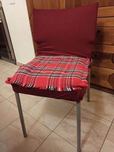 Customer photo review of Dining Chair Cover