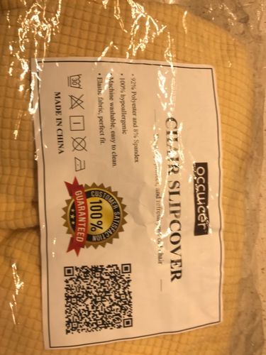 Customer photo review of Dining Chair Cover