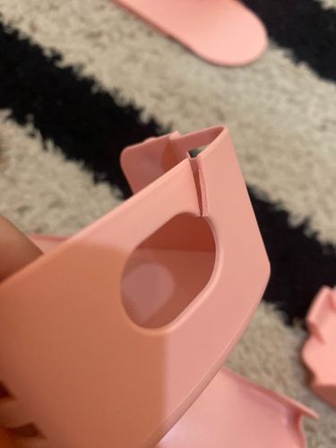 Customer photo review of 10 pc Adjustable Shoe Organizer Footwear