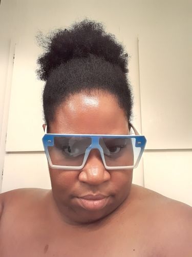 Customer photo review of Chloé Plush Sunglasses
