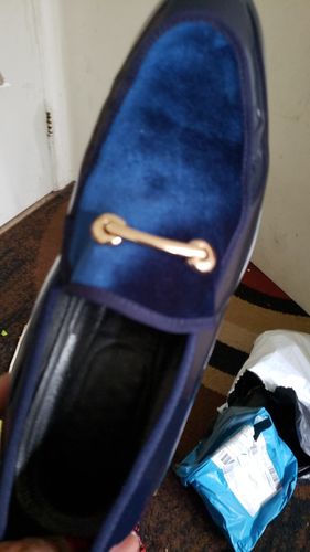 Customer photo review of Patent Leather Luxury Mens Dress Shoes