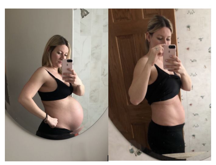 Customer photo review of Postpartum Belly Band