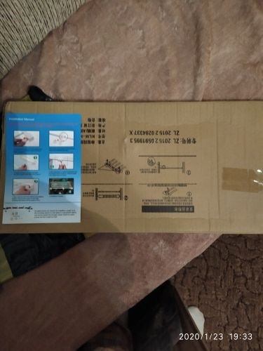 Customer photo review of Adjustable Closet Organizer