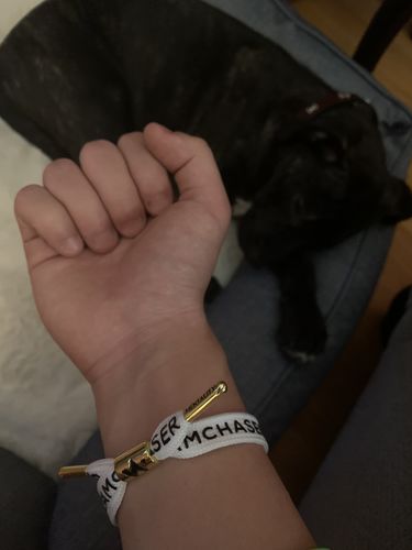 Customer photo review of Gold Dreamchaser  - Mentality Bracelet