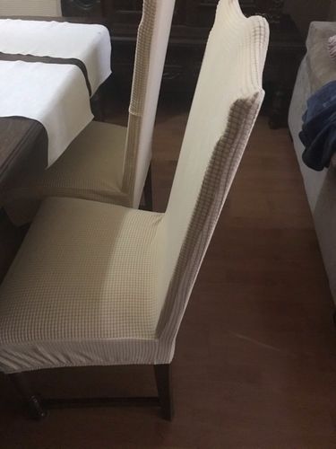 Customer photo review of Dining Chair Cover