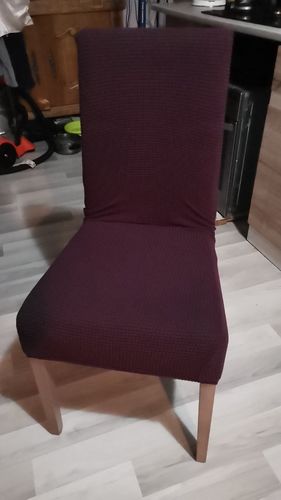 Customer photo review of Dining Chair Cover