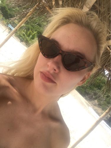 Customer photo review of Cat Eye Sunglasses