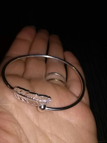 Customer photo review of Armband mit Engelsfeder aus Sterlingsilber