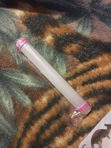 Customer photo review of Rouleau a pate a sucre silicone