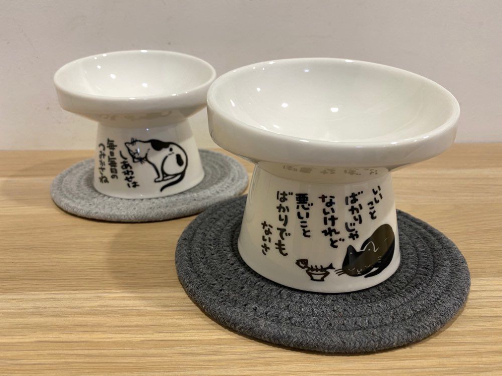 Customer photo review of Neko Raised Bowls