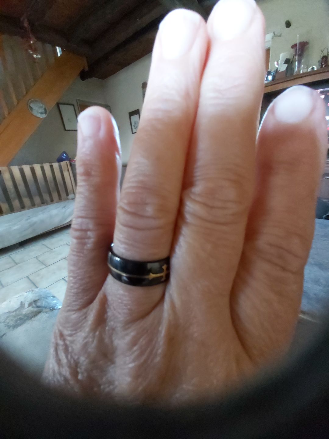 Customer photo review of Bague de la Guerre Sainte