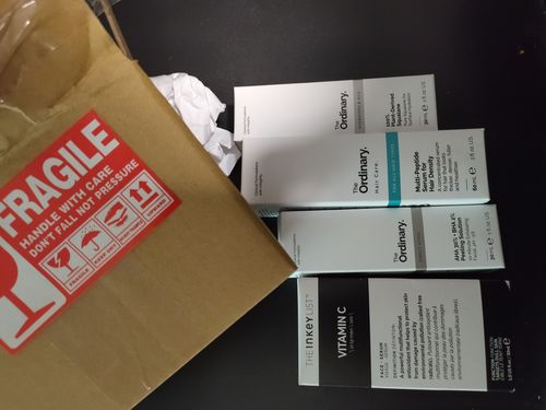 Customer photo review of The Ordinary Multi-Peptide Serum for Hair Density