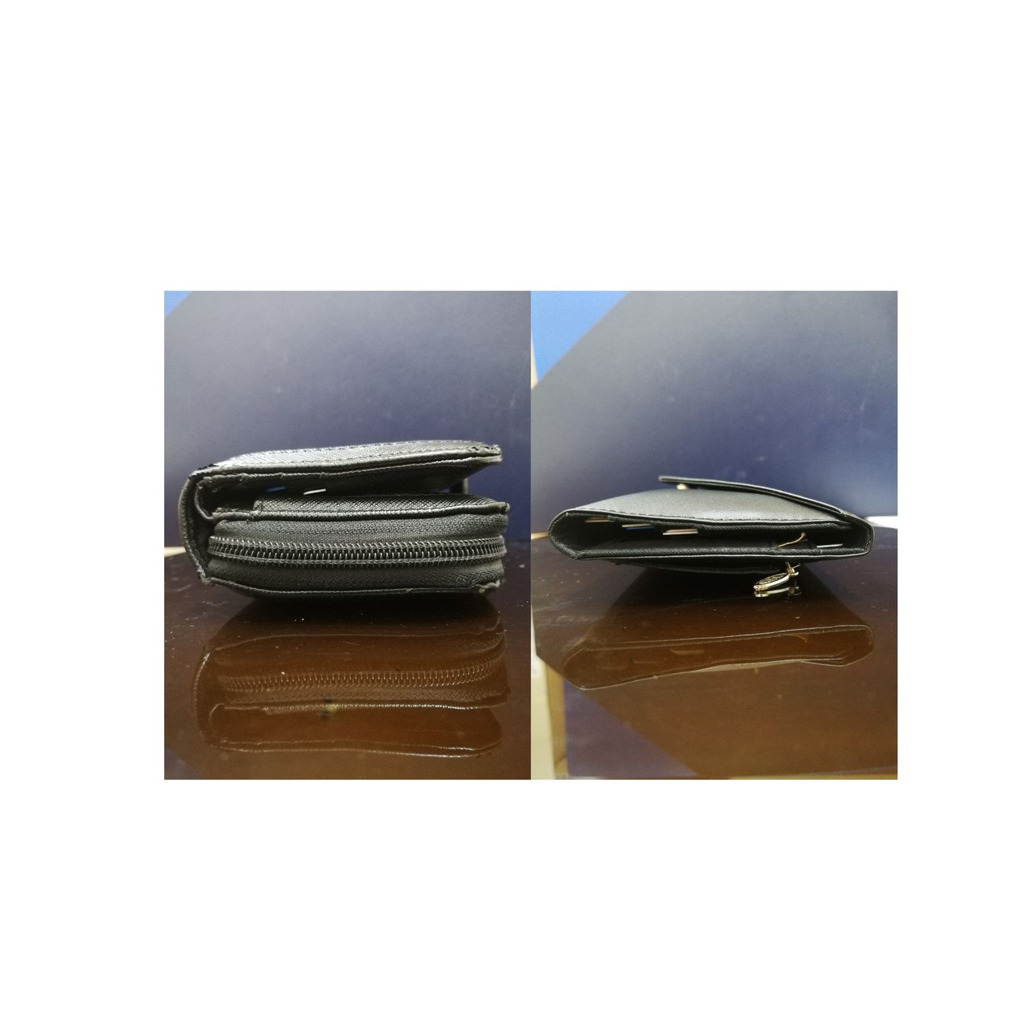 Customer photo review of Leather Slimvelope Black