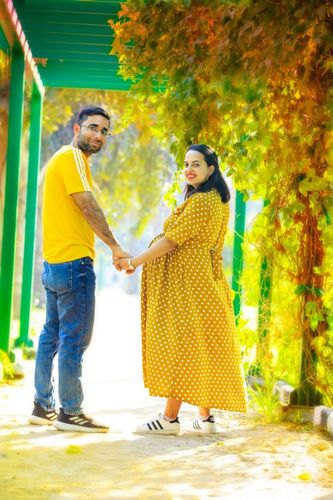 Customer photo review of Tuscany Polka Maternity & Nursing Wrap Midi Dress