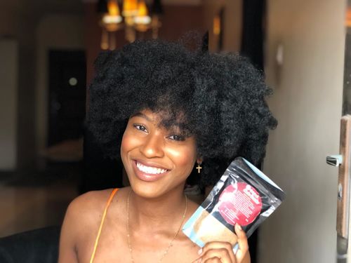 Customer photo review of Omez Beauty products  - Raw Shea Butter
