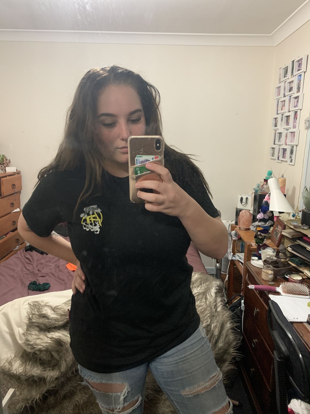 Customer photo review of 2JZ Tiger Tattoo Band Tee