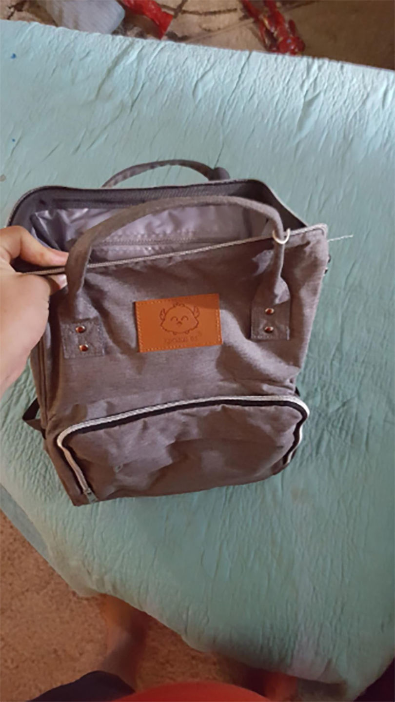 Customer photo review of Original Diaper Backpack
