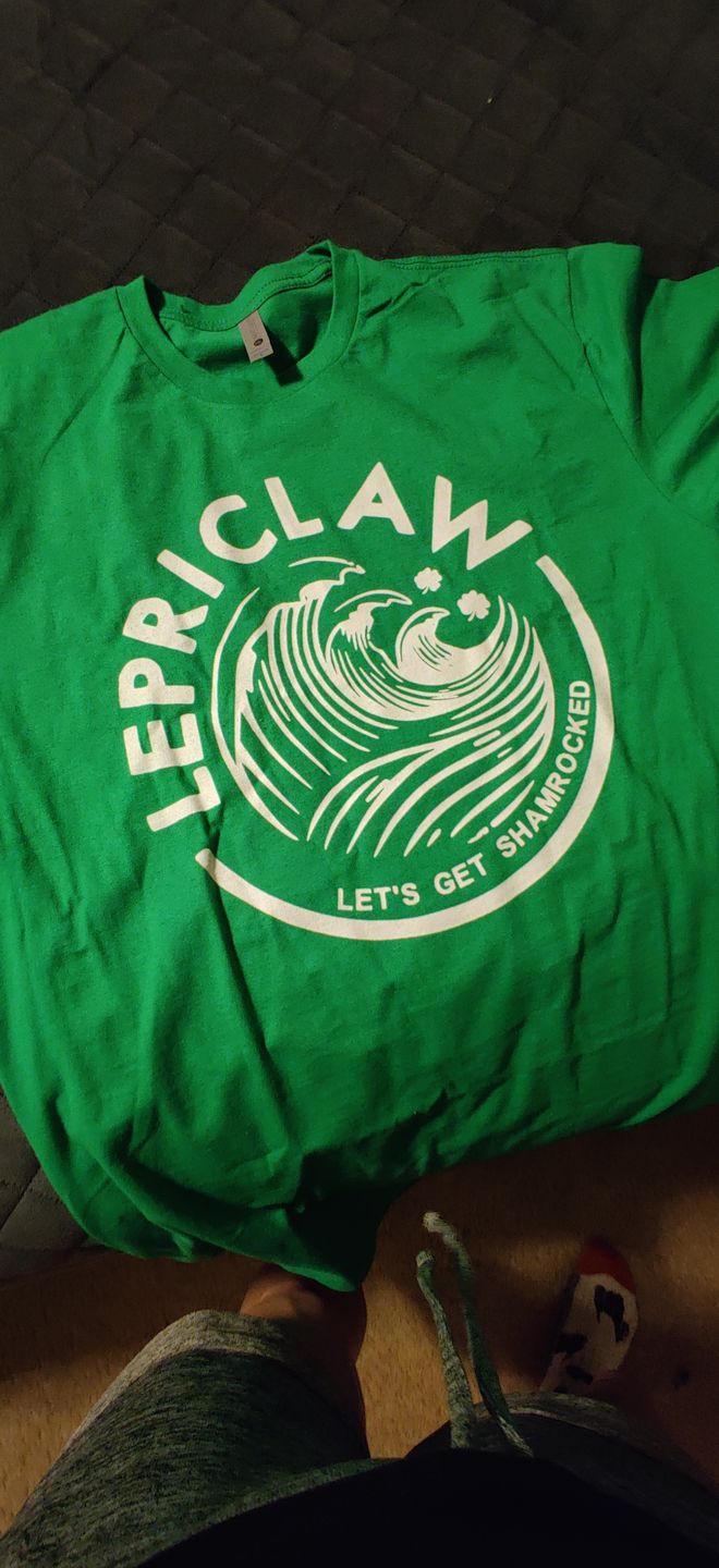 Customer photo review of Lepriclaw Funny Saint Patrick's Day Premium Shirt v2