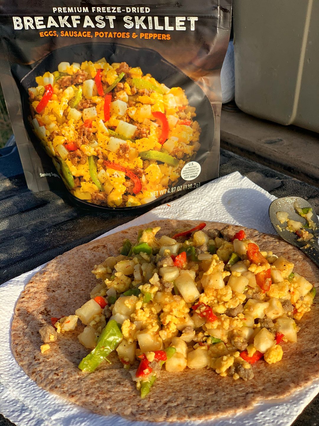 Customer photo review of Breakfast Skillet